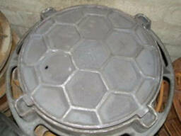 Люк канализационный чугунный тип Т (25 тн. ) цена купить