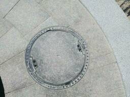 Люк канализационный тяжелый под заполнение тип ТМ (D400). ..