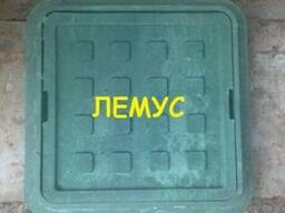 Люк полімерпіщаний квадратний 300х300 зелений