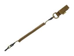 M-Tac шнур страховочный Medium под карабин с D-кольцом койот