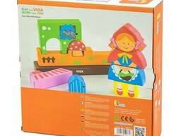Магнитная деревянная игрушка Viga Toys Красная Шапочка (50075)