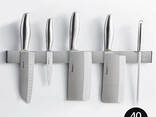 Магнитная планка для ножей из нержавеющей стали IwConcept PRO Batten 40см Серебристая - фото 2