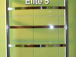 Невеликий універсальний полотенцесушитель Elite 5/ 550х450 мм з н/ж сталі з. ..