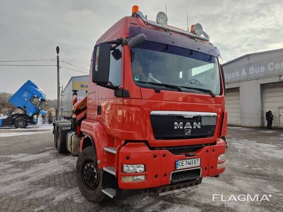 Ман TGS 26.480 кран маніпулятор Palfinger 15002 гаковий мультиліфт В наявності 6х6