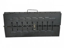 Мангал чемодан "Кемпинг" 10 шампуров