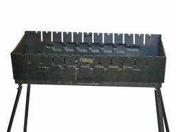 Мангал чемодан "Кемпинг" 12 шампуров