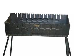 Мангал чемодан "Кемпинг" 12 шампуров