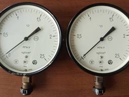 Манометр показывающий МП4-У предел 2,5кг/см2 ГОСТ 15150-69