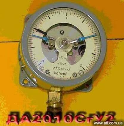 Мановакуумметр ДА2010Сг