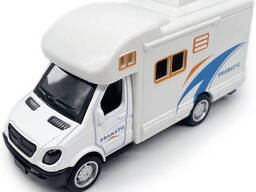 Машина металлическая "MiC Dramatic" АвтоПром, 1:50 Инерционная (Белый) (7402(White))