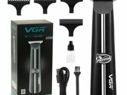 Машинка VGR-007 для стрижки волосся та бороди акумуляторна бездротова професійна