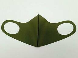 Маска подростковая многоразовая защитная Питта (Pitta) S хаки 1 шт (Pt-1-S-Kh)