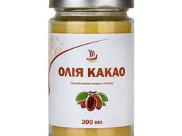 Масло какао холодного отжима 300 мл.