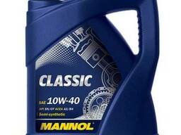 Масло моторное Mannol 10W-40 Classic полусинтетическое 5л