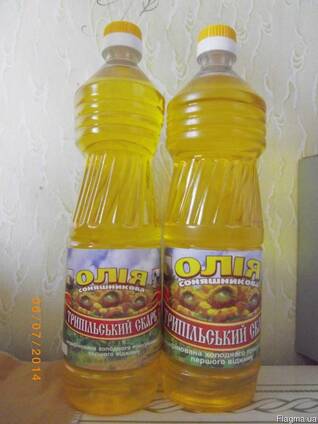 Масло подсолнечное нерафинированное