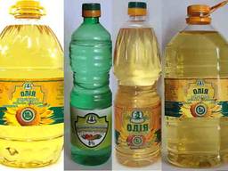 Масло подсолнечное рафинированное дезодорированое