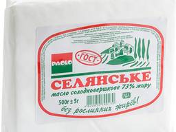 Масло сливочное натуральное ТМ ПАОЛО