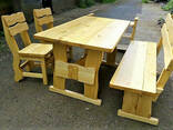 Мебель деревянная для дачи, кафе 2000*800