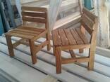 Мебель из дерева для дачи, пляжа, санатория - фото 1
