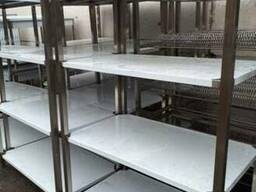 Стеллаж из нержавеющей стали для кухни кафе склада магазина