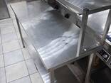 Мебель из нержавеющей стали для кухни ресторана кафе, стол, стеллаж - фото 7