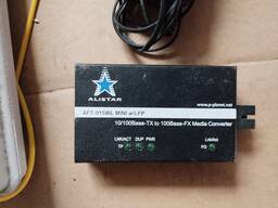 Медіа конвертор alistar aft-915wl mini мікро бокс оптичний