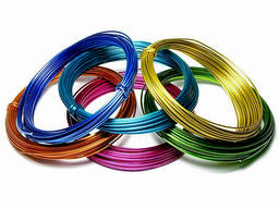 Проволока вязальная с ПВХ покрытием. Диаметр 2,5мм. Моток 100 м. пог.