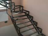 Мет. каркас лестницы, под обшивку деревом. "Броневик" Днепр. - фото 3