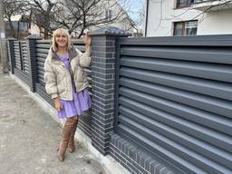 Металева сучасна огорожа, забор Жалюзі від виробника у Стрию