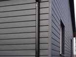 Металевий сайдинг екобрус корабельна дошка блокхаус фасад фальшбрус - фото 6