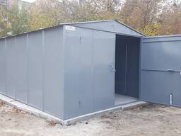 Металевий розбірний гараж зі сталевого листа, виготовлення та монтаж