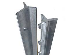 Сталеві стовпи для сітки з У і Т профілем