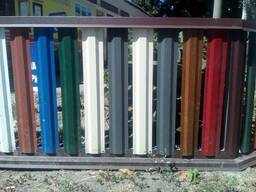 Металлический евроштахетник