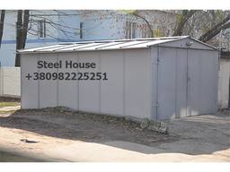 Металлический разборной гараж