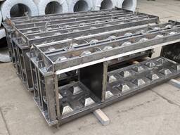 Металлоформа Лего-блок для мобильных бетонных конструкций Лего-блок 2400х600х600