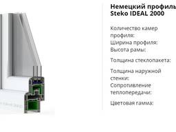 Вікна металопластикові STEKO . Від простих до складних, конструкцій