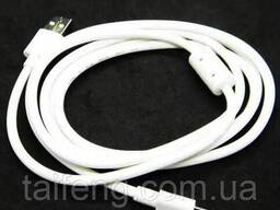 Micro USB кабель (2.1А/1.5м) со стабилизатором напряжения белый в коробке