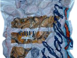 Мідії м'ясо 100-200 вакуум по 1 кг (Чилі)