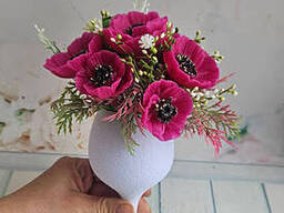 Мило ручної роботи Букет бокал весна