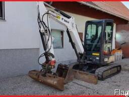 Мини-экскаватор Bовсат Е 35, доп. ковш, кабина с обогревом