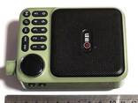 Мини-карманный FM-радиоприемник, MP3 (TF/USB) Bluetooth 5.3, разъем 3.5-мм для. .. - фото 2