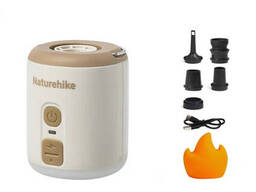 Міні насос - нічник - вентилятор Naturehike CNK2300DQ022, бежевий