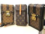 Мини сумка для телефона женская из эко кожи на цепочке Чехол Crossbody Bag сумочка на цепо - фото 1