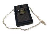 Мини сумка для телефона женская из эко кожи на цепочке Чехол Crossbody Bag сумочка на цепо - фото 5