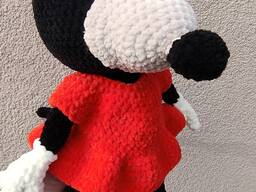 Мі́нні Ма́ус 43 см мишка іграшка м'яка в'язана плюшева сувенір подарунок Handmade ручна ро