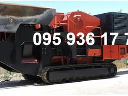 Мобільна гусенична щокова дробарка 150 тн/г Polygonmach