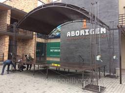 Мобільна збірно-розбірна сцена 4*6*4 конструкції суперліфт