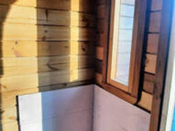 Turnkey mobile quad sauna barrel 2.4x3.0m from Thermowood Production