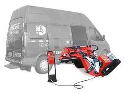 Мобильный шиномонтажный стенд для грузовых колёс от 14" до 26" (грузовик) 380В Bright. ..