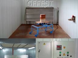 Мобильные промышленные окрасочно-сушильные камеры Gefest PDC